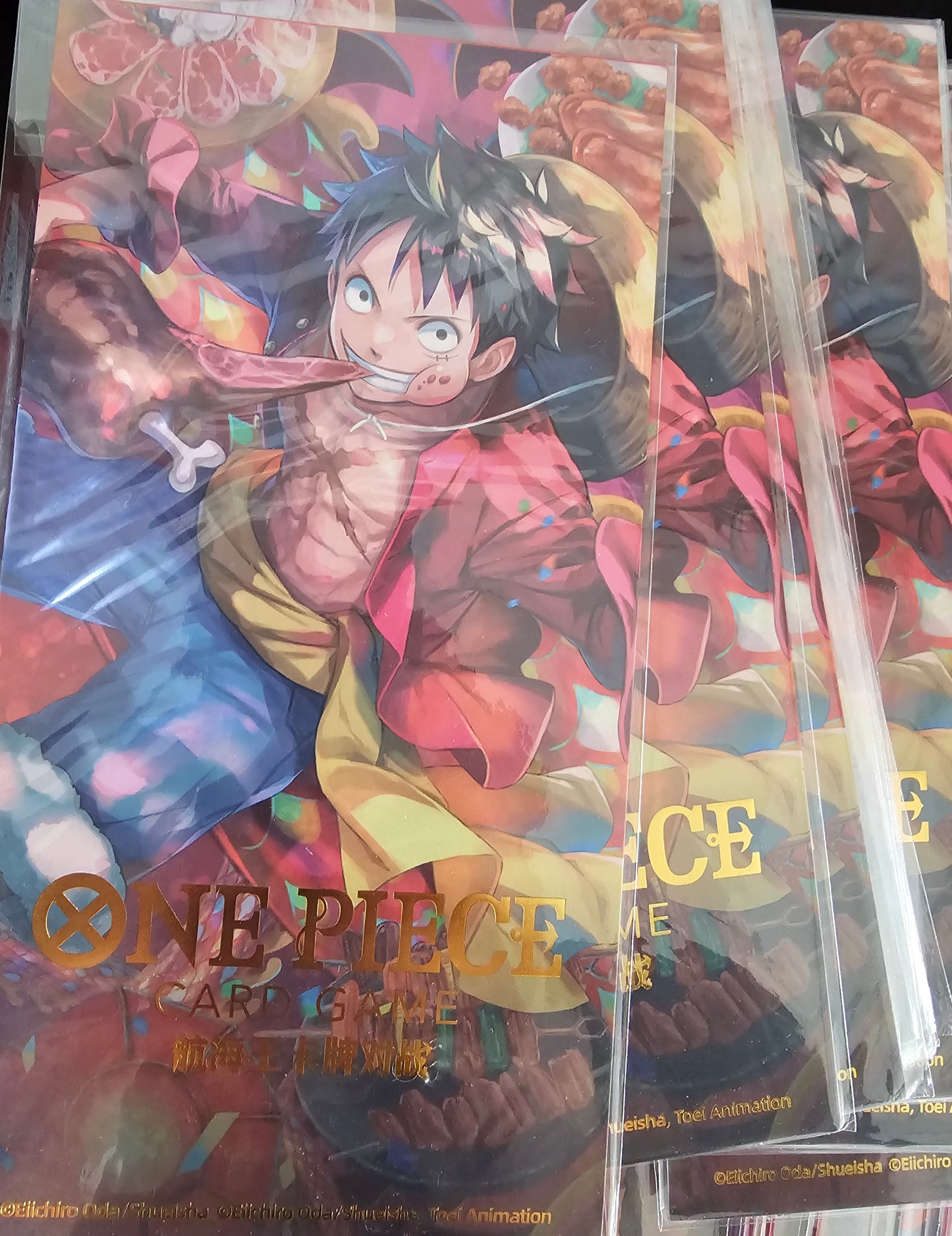 ☠️🚦One Piece Carte P-001 Monkey D. Luffy - Enveloppe Rouge Scellé - Carte Promo pour le Nouvel An Chinois 2023🚦☠️