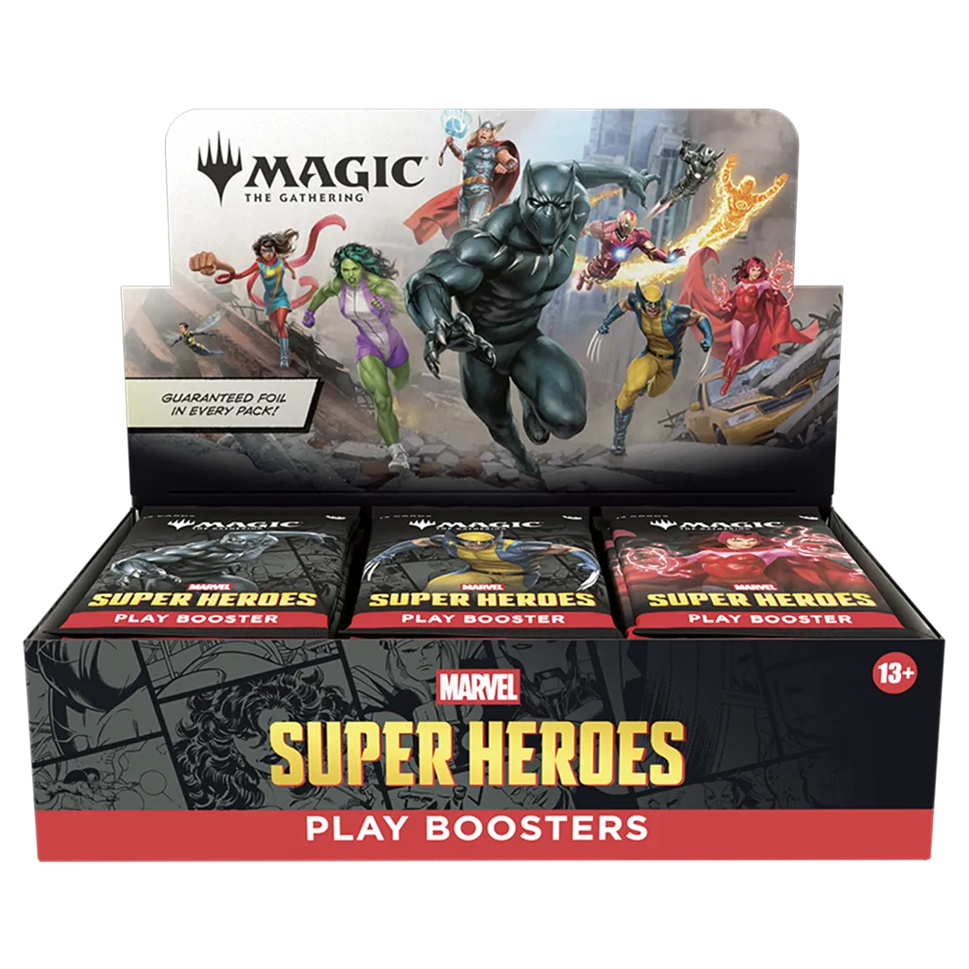 Magic The Gathering Marvel Super Heroes Play Booster Box 30 boosters version anglaise