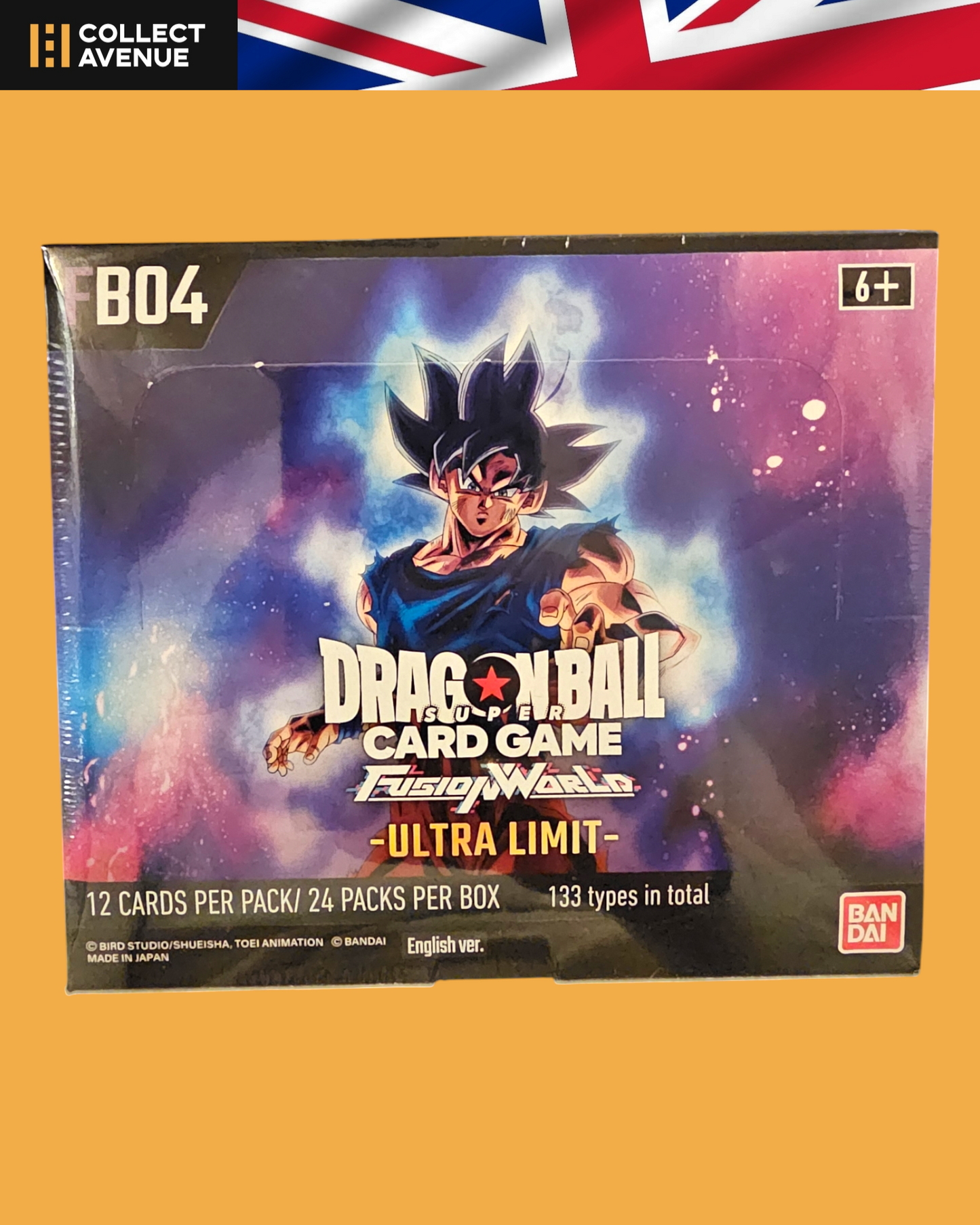 🚦Dragon Ball Super CG Fusion World - Ultra Limit - Boîte de 24 Boosters - FB04 Version Anglaise🚦
