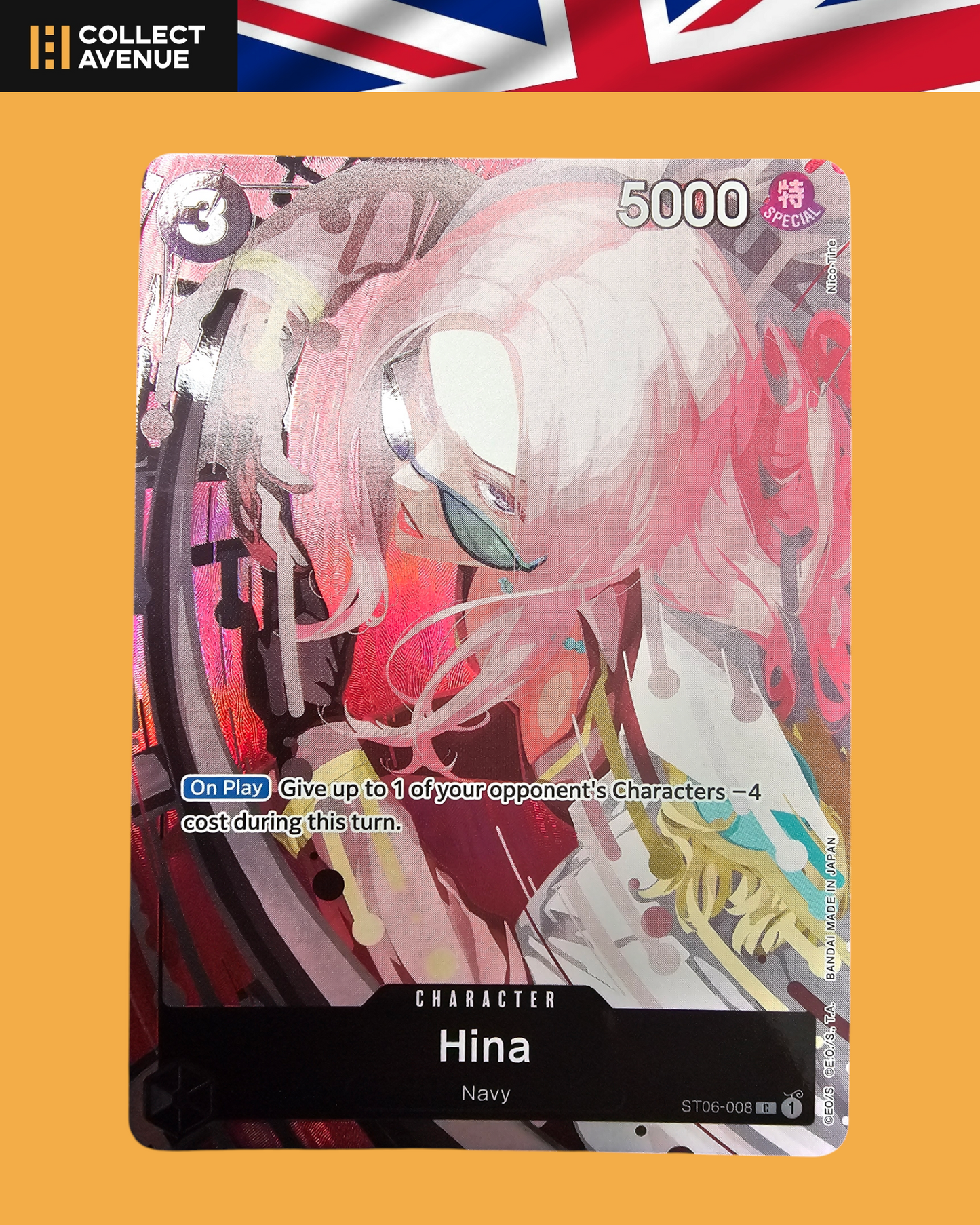 ☠️🚦One Piece Hina ST06-008 BEST SELECTION VOL.2 EN🚦☠️