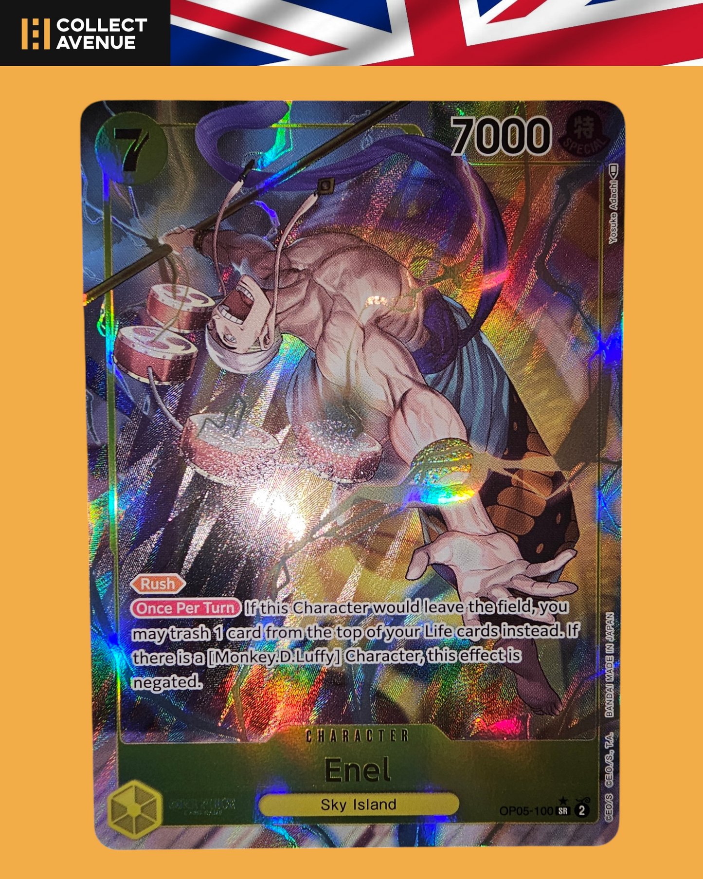 ☠️🚦ONE PIECE ENEL OP05-100 SR ALT ART EN🚦☠️