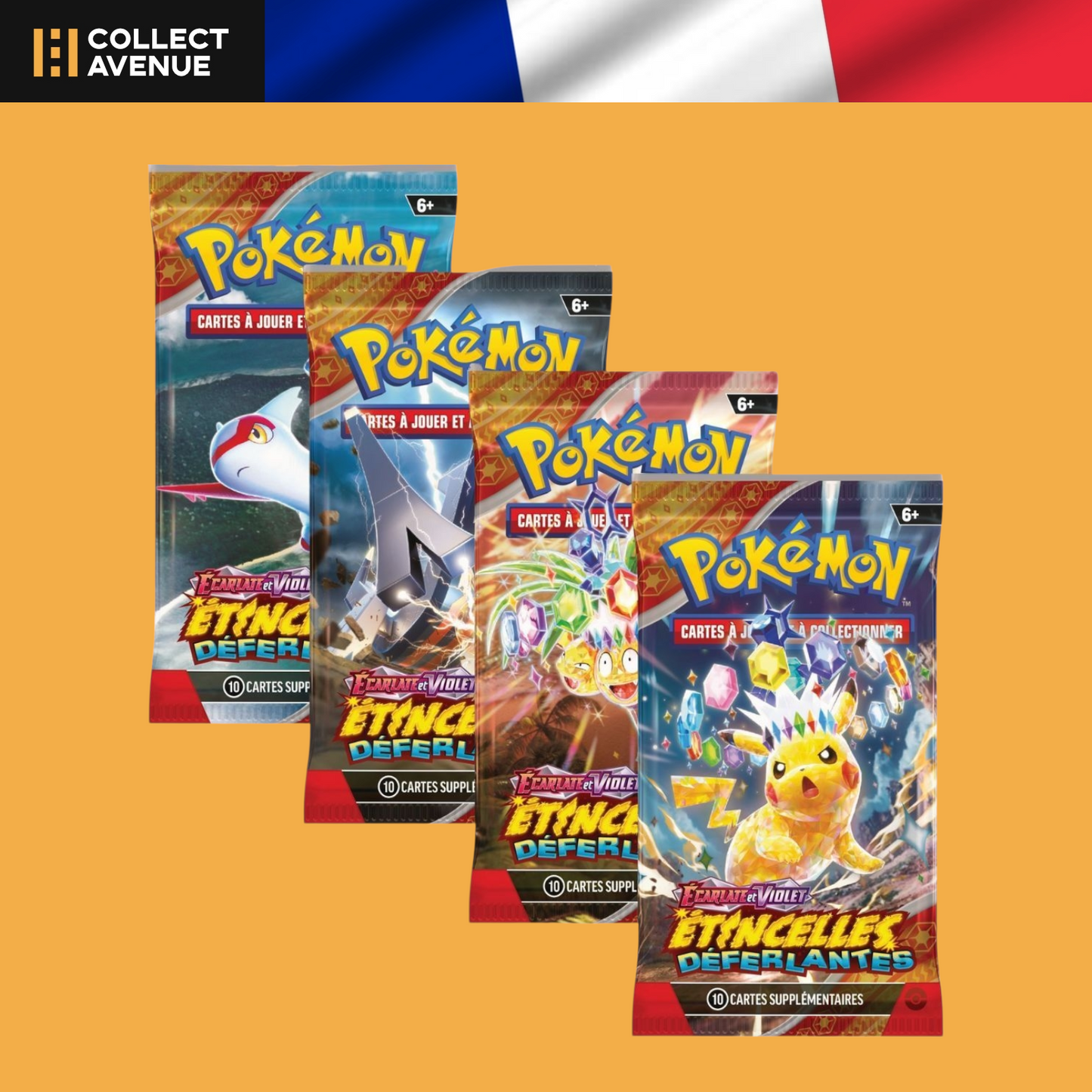 🚦Pokémon - Booster à l'unité - Étincelles Déferlantes - EV08 FR🚦