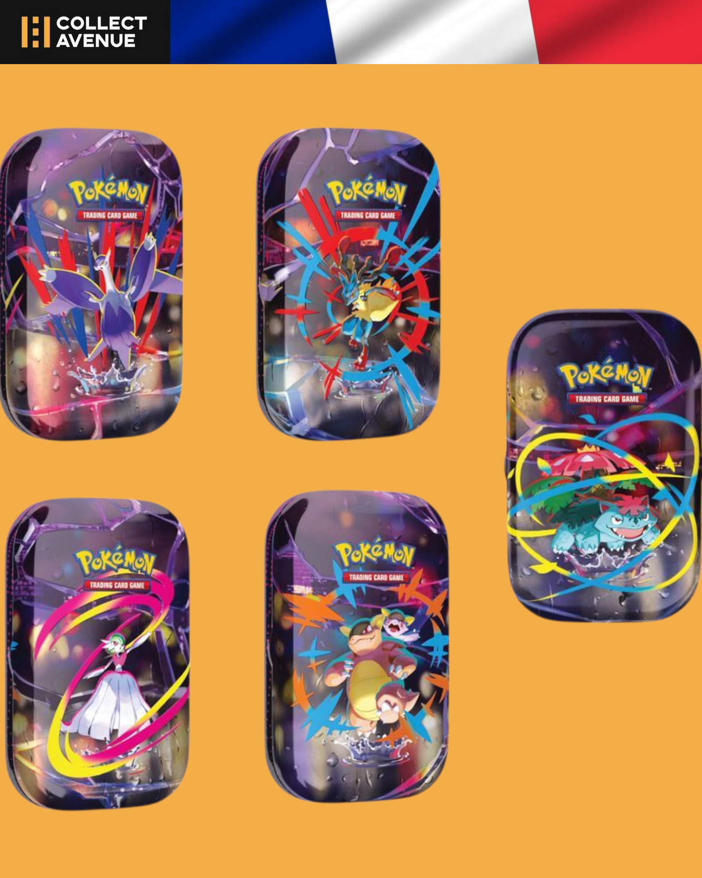 🚦Pokémon - Display de 10 Mini Tins - Méga Evolution - ME01 FR🚦