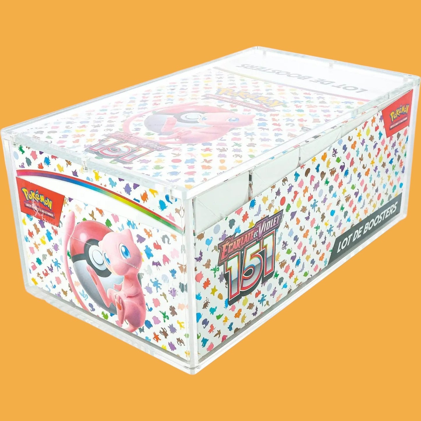 Boîtier acrylique aimanté Phoenix Shield pour Display Bundle Pokémon, protection anti-UV empilable