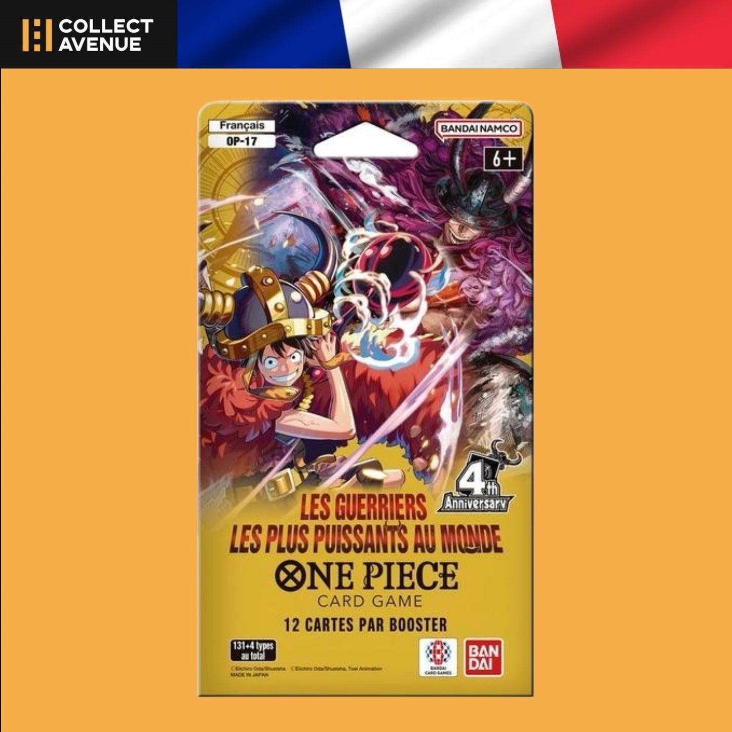 Blister One Piece OP17 français, troisième illustration officielle Bandai disponible