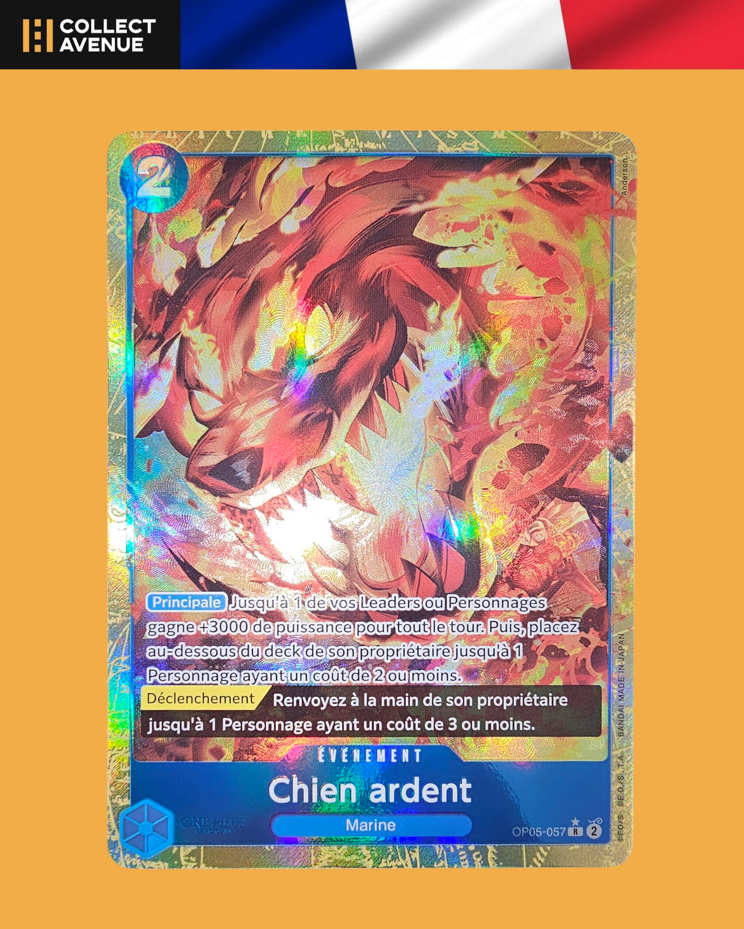 ☠️🚦One Piece Chien Ardent OP05-057 R FR🚦☠️