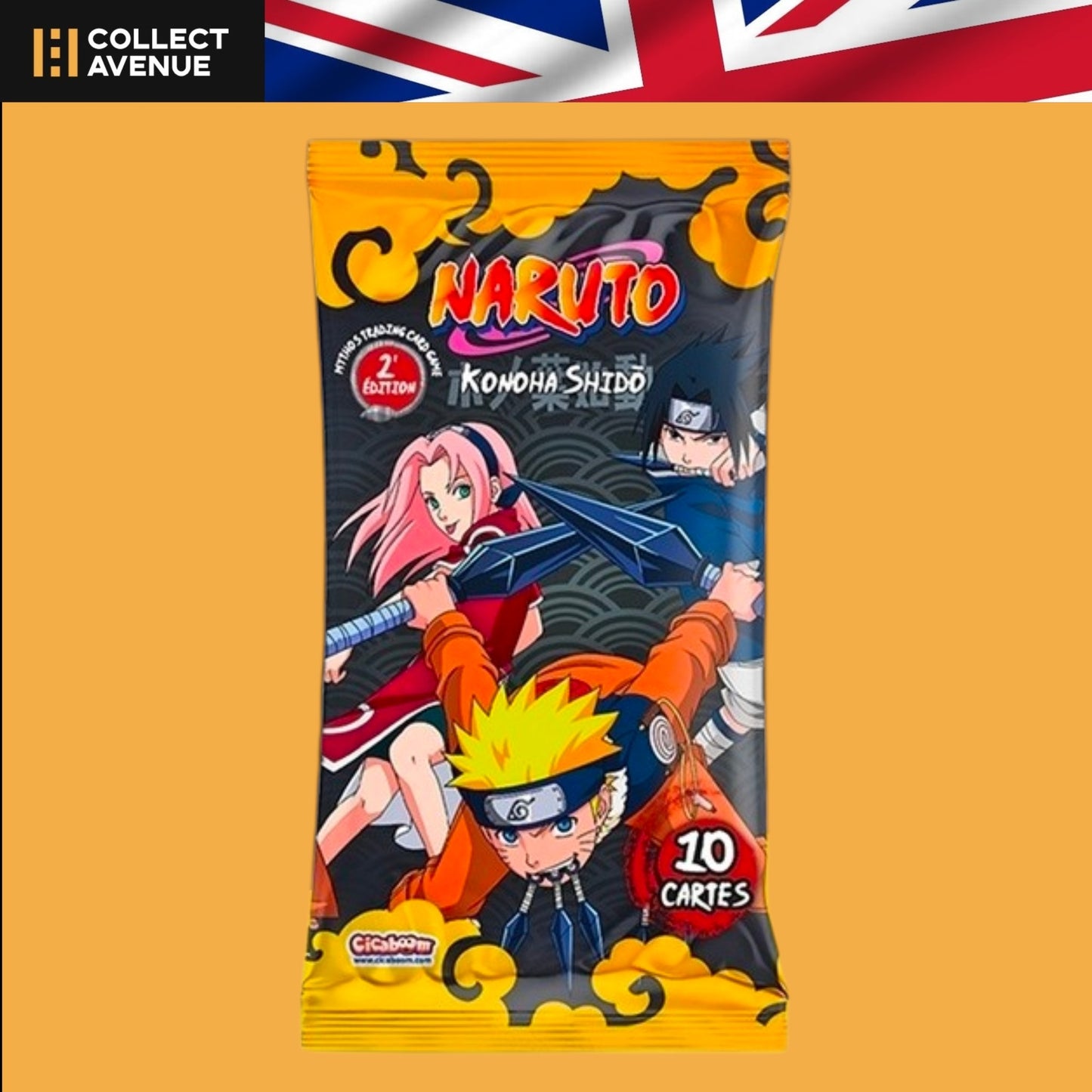 Booster Naruto Mythos TCG Konoha Shidō 2e édition anglais scellé - Collect Avenue