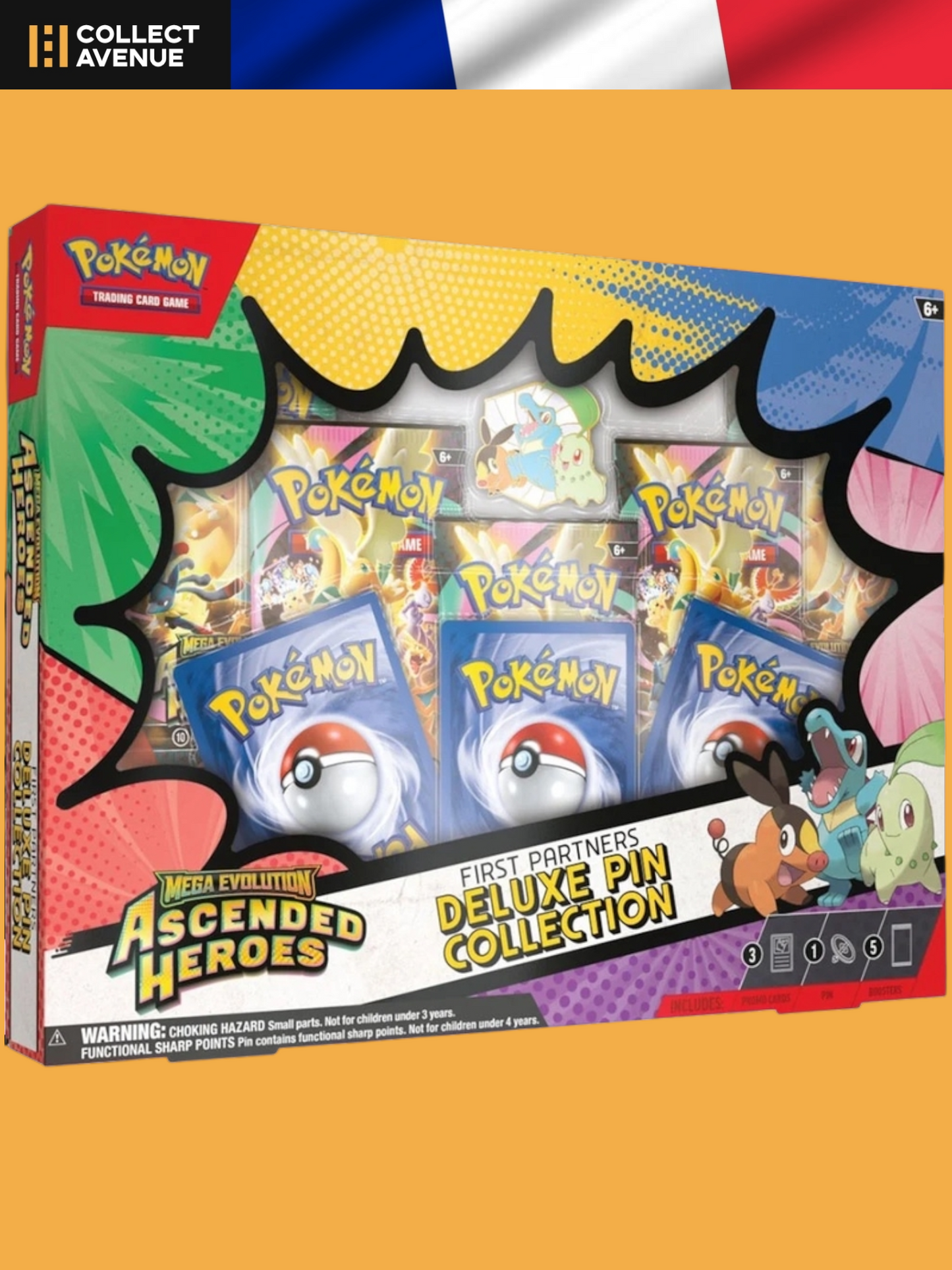 🚦Précommandes - Pokémon - Coffret Pin's Deluxe – Héros Transcendants – ME2.5 - FR🚦