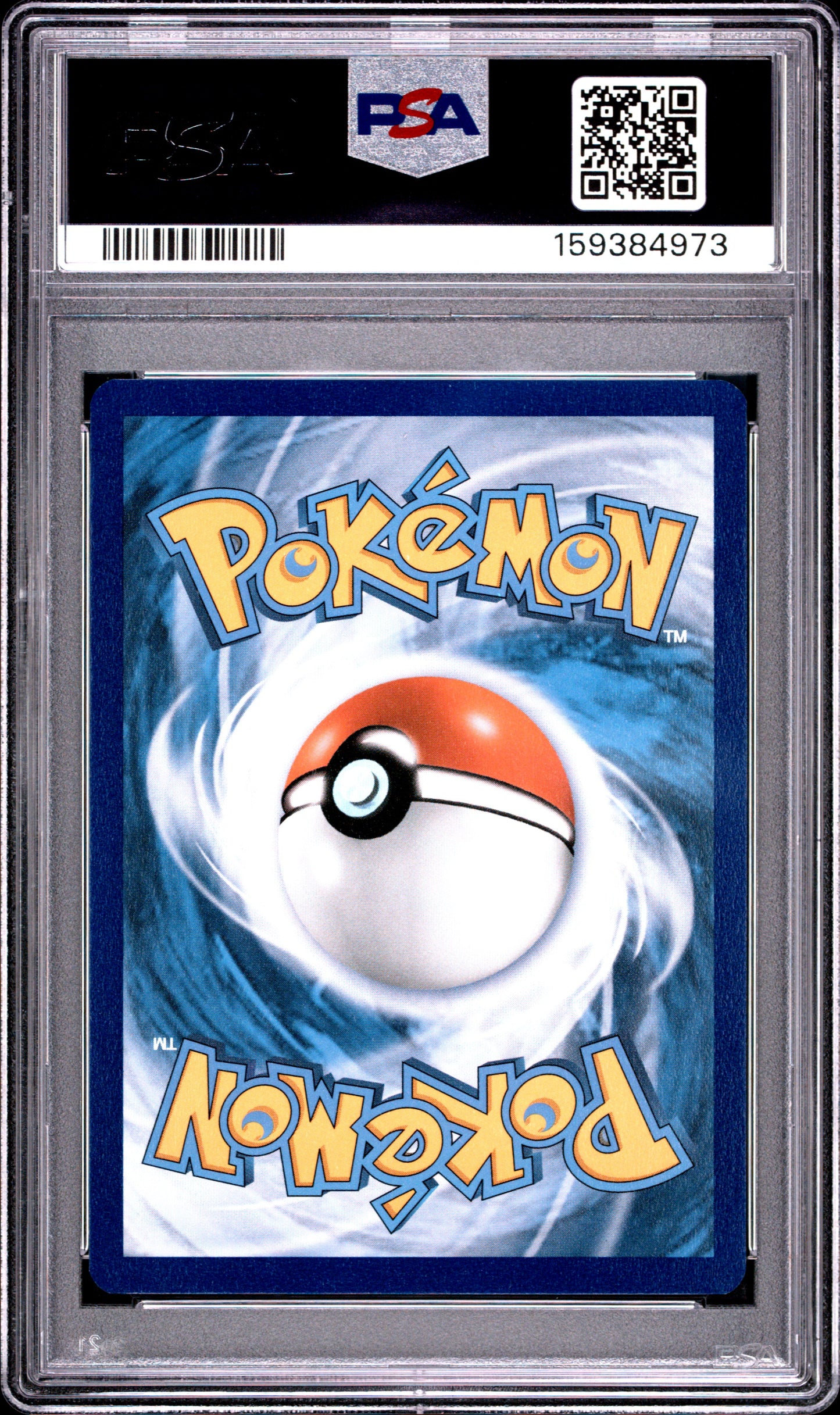 Verso de la carte Pokémon Pikachu VMAX 188/185 française gradée PSA 10, certification PSA 159384973