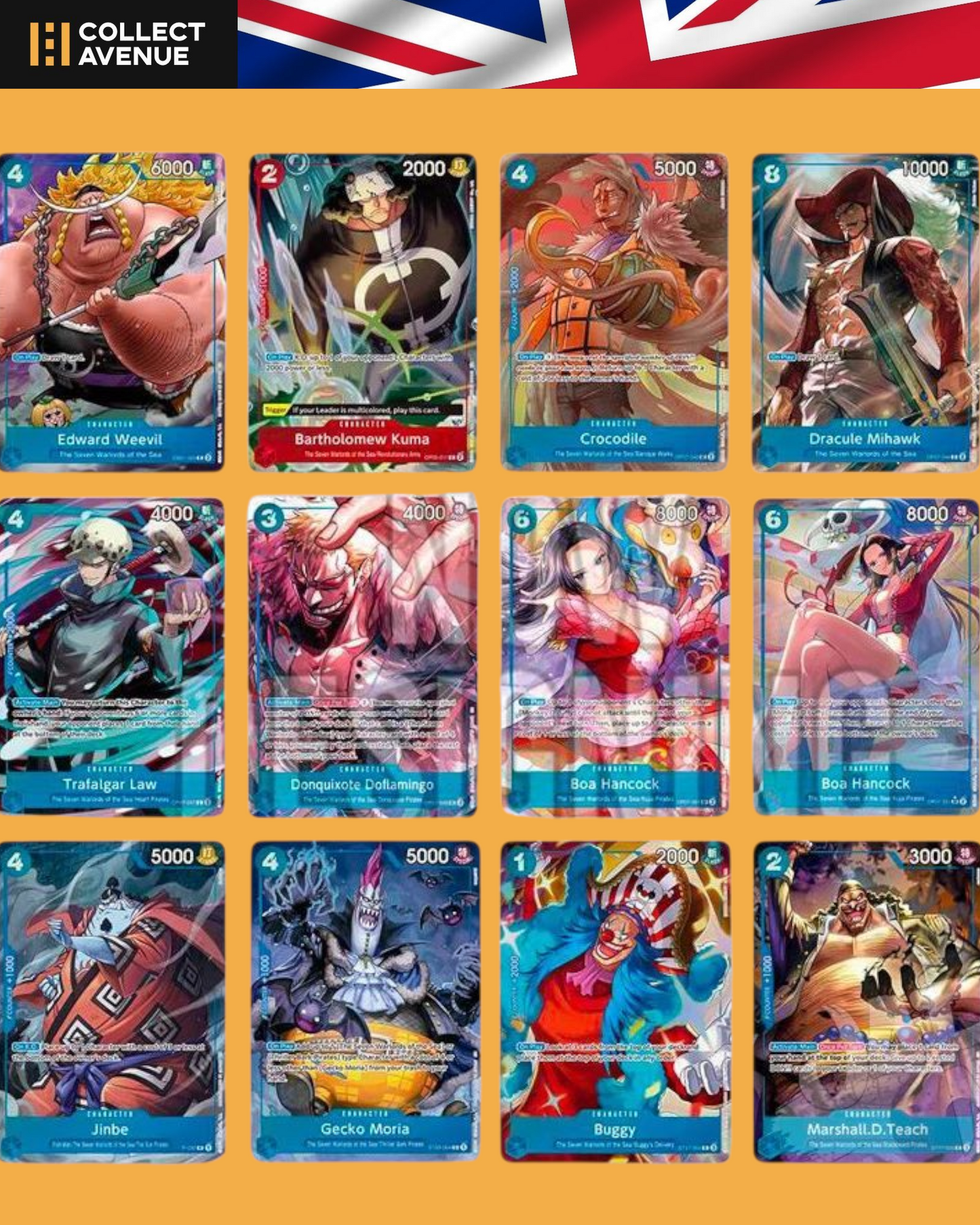 ☠️🚦One Piece Card Game - Seven Warlords of the Sea - Binder Set - English🚦☠️