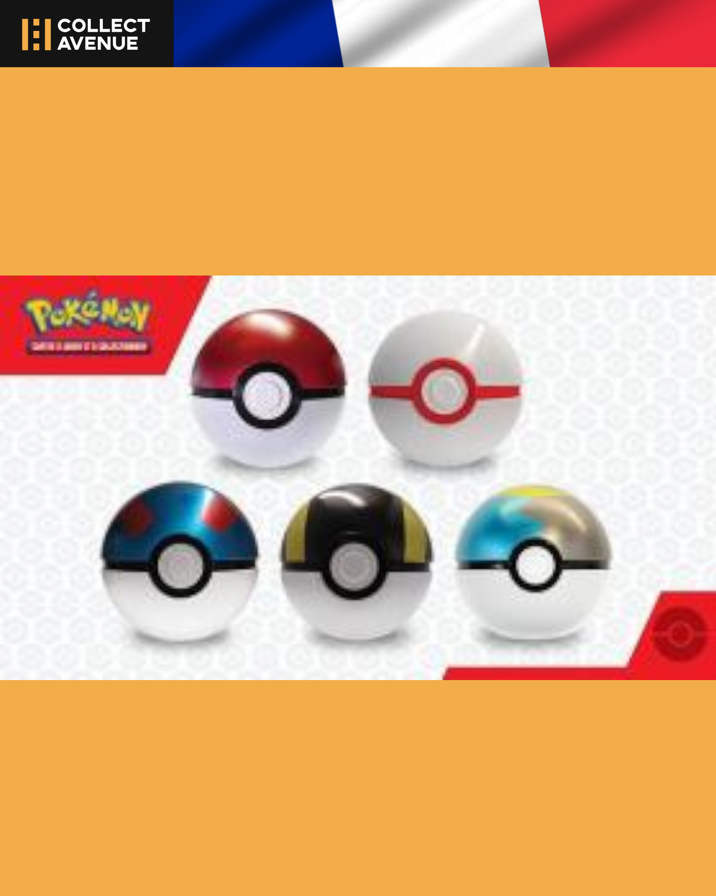 🚦 Pokémon - Pokéball 3 Boosters FR (dont 2 Epée et Bouclier)🚦