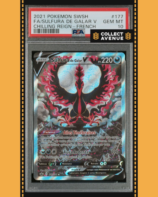 🚦2021 POKEMON SULFURA FR PSA10 ALTERNATIVE/ REGNE DE GLACE🚦