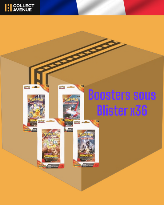 🚦 Pokémon - Case de 36 Boosters sous Blisters - EV08 Étincelles Déferlantes🚦