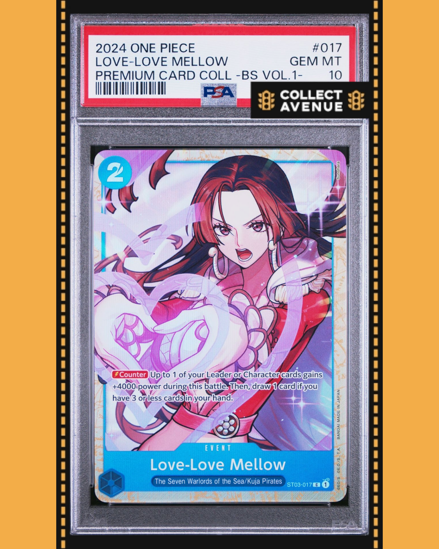 ☠️🚦LOVE-LOVE MELLOW PREMIUM CARD COLL BEST SET VOL 1 EN ONE PIECE PSA 10 🚦☠️