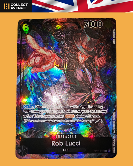 ☠️🚦ONE PIECE ROB LUCCI OP03-092 SR ALT ART EN🚦☠️