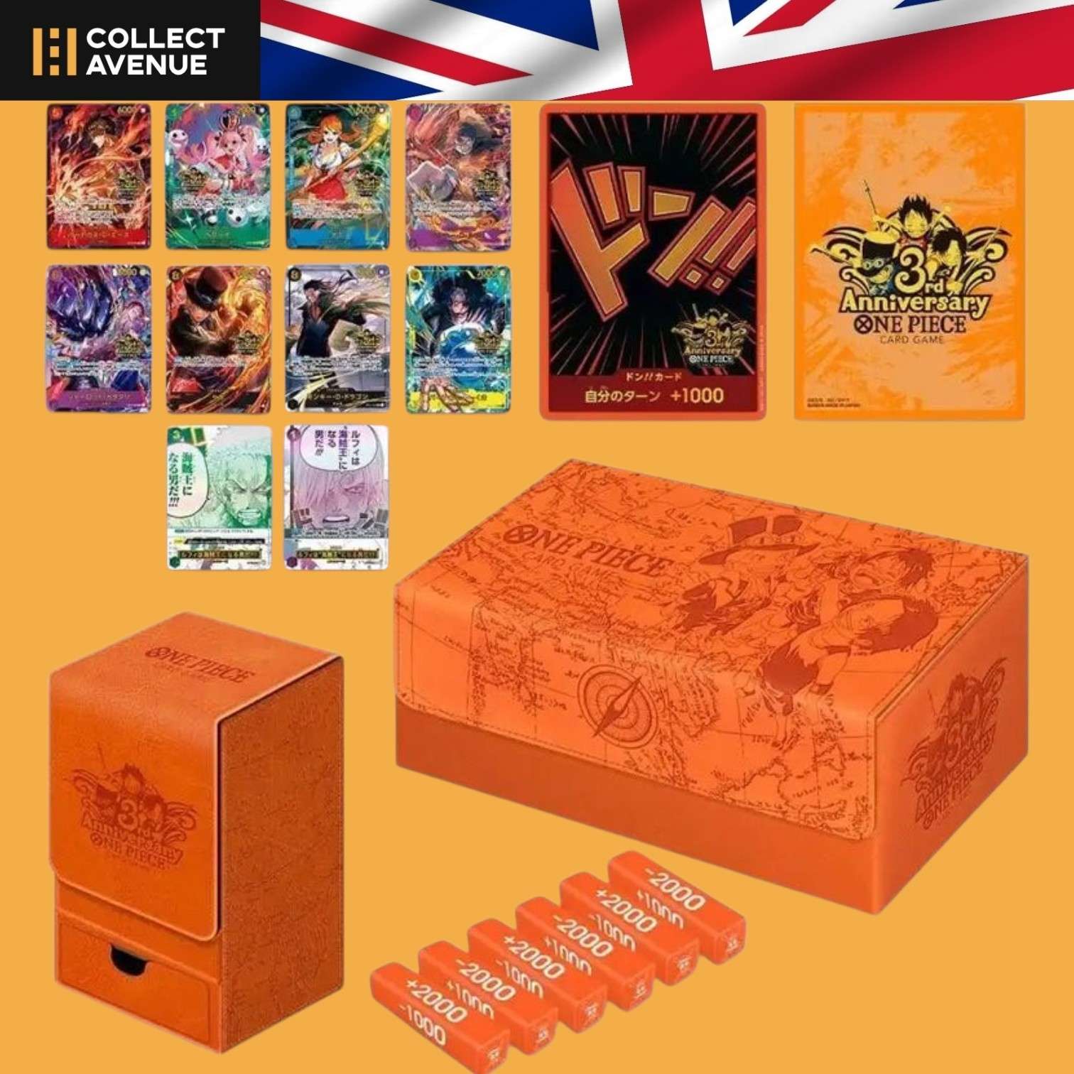 One Piece Card Game 3rd Anniversary Set, version anglaise (US), scellé – Collect Avenue