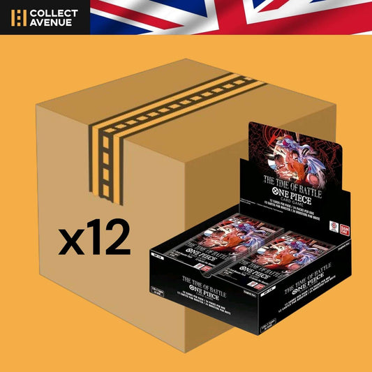 Case x12 displays One Piece OP16 The Time of Battle anglais scellé - Collect Avenue