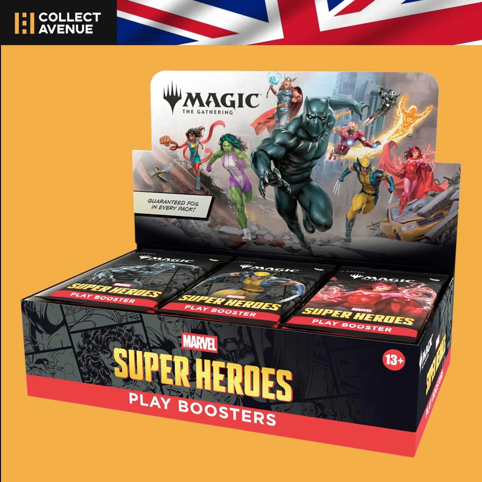 Magic Marvel Super Heroes Play Booster Box — Collect Avenue