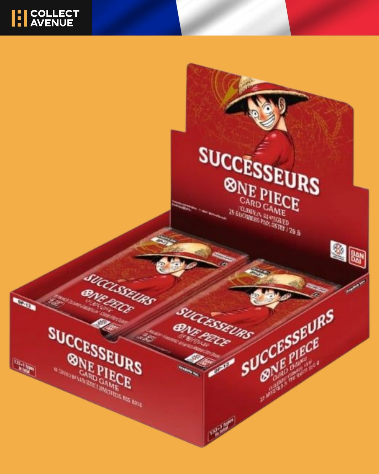 ☠️🚦One Piece - Case de 12 Displays - OP13 Successeurs - Version Française🚦☠️