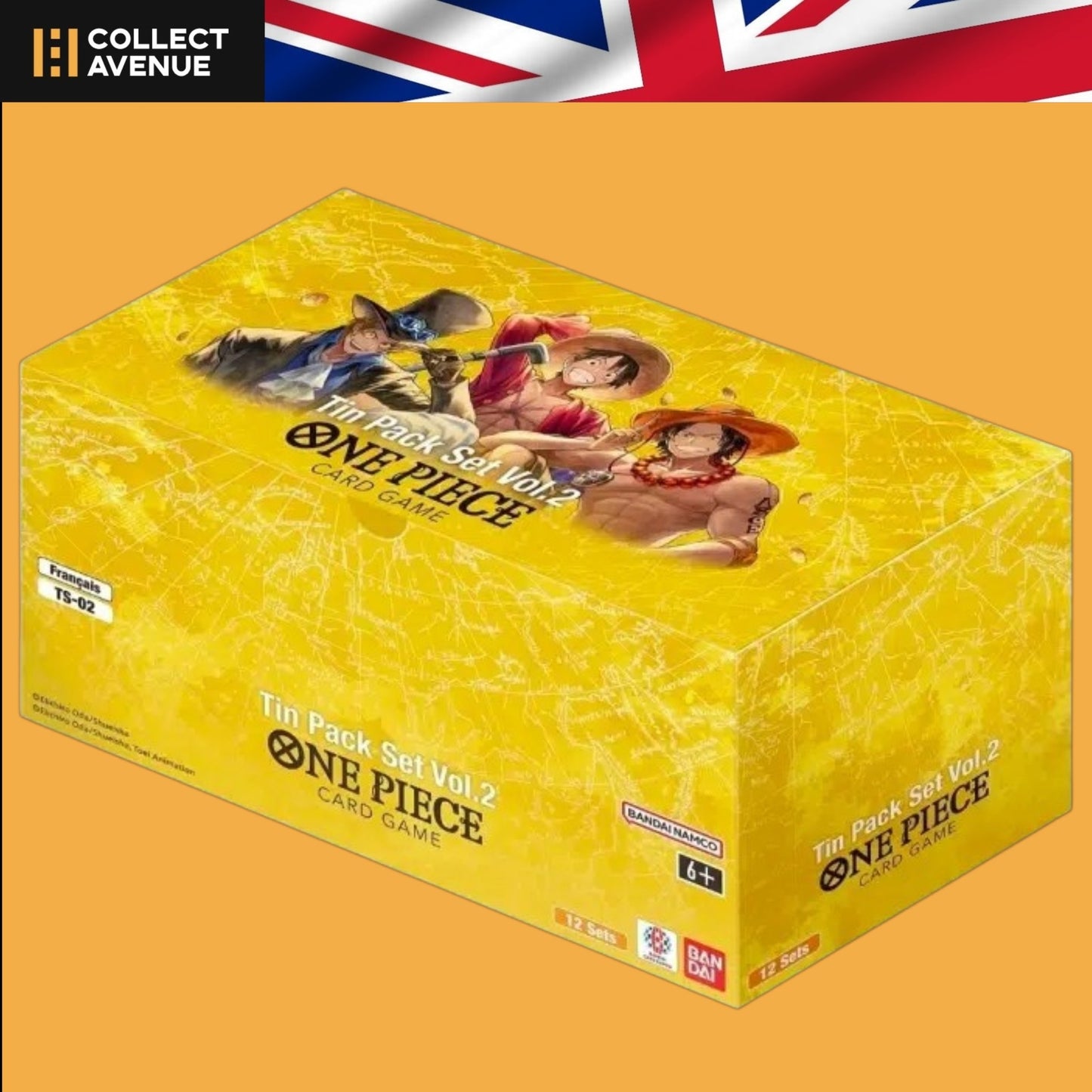 One Piece - Display 12 Mini Tin Pack Set TS-02 Vol.2 OP13 - Version Anglaise