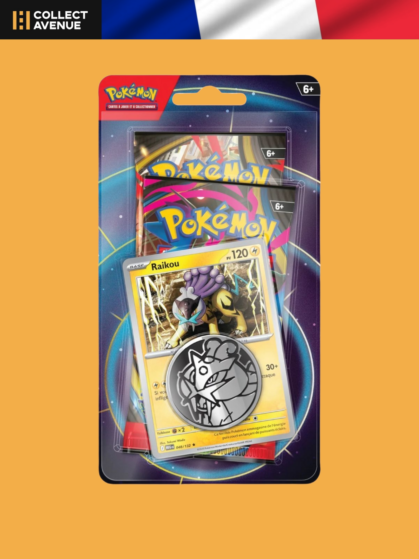 🚦Pokémon - Duopack Raikou - EV09 - ME02 FR🚦