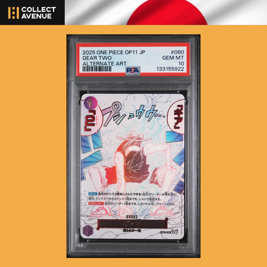 One Piece - Gear Two Manga Event OP11-080 R - PSA 10 - Version Japonaise
