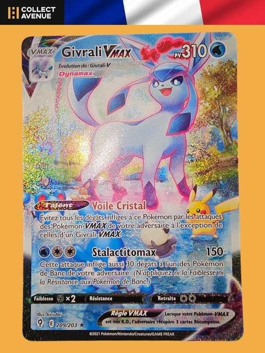 🚦Carte Pokémon Givrali Vmax 209/203 FR🚦