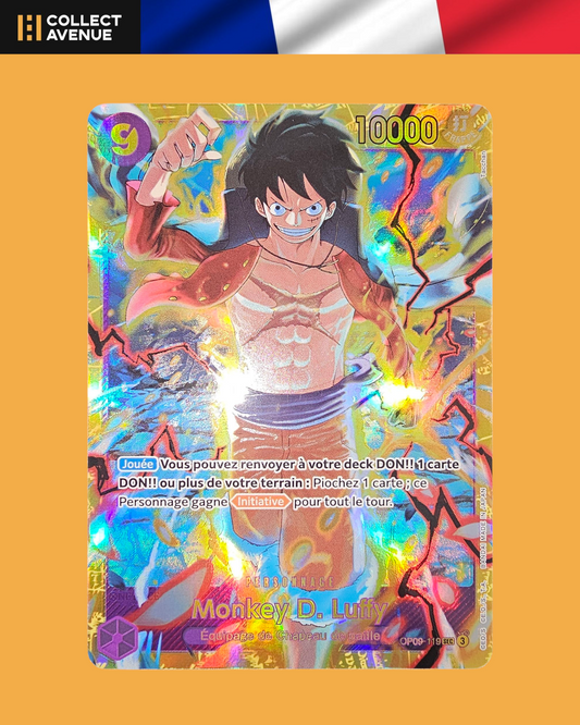 ☠️🚦One Piece Monkey D.Luffy OP09-119 SEC FR🚦☠️