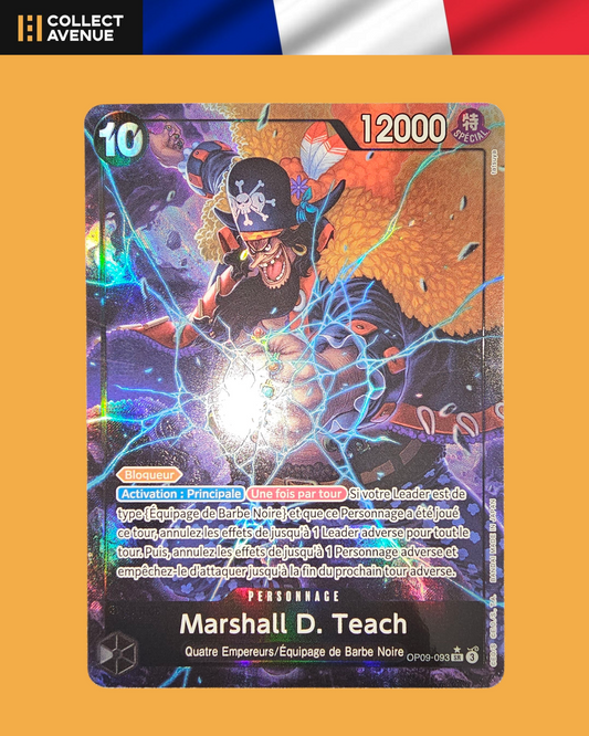 ☠️🚦One Piece Marshall D.Teach OP09-093 SR FR🚦☠️