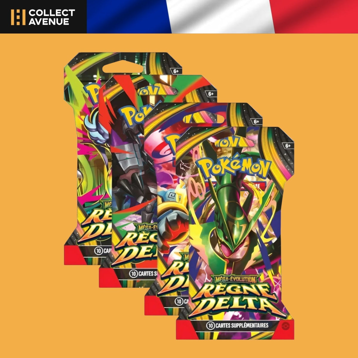 Blister 1 booster Pokémon Règne Delta ME06 version française