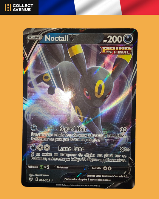 🚦Carte Pokémon Noctali V 094/203 FR🚦