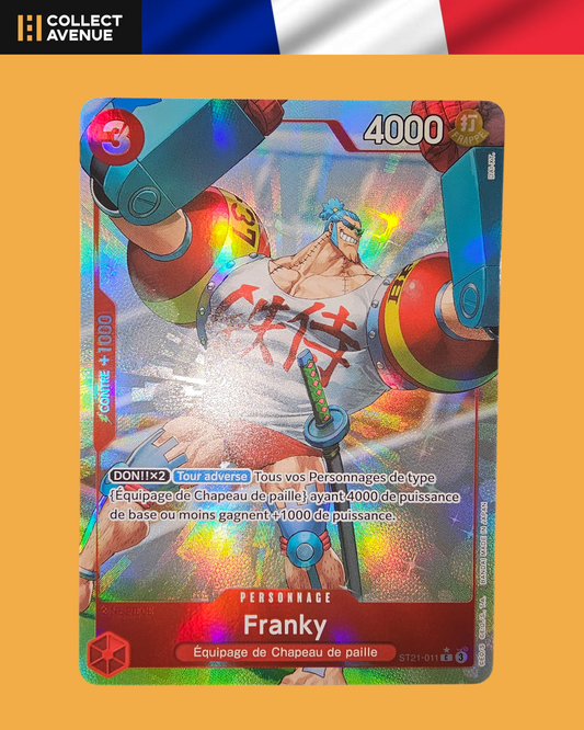 ☠️🚦One Piece Franky ST21-011 C Deck Ex Gear5 FR🚦☠️