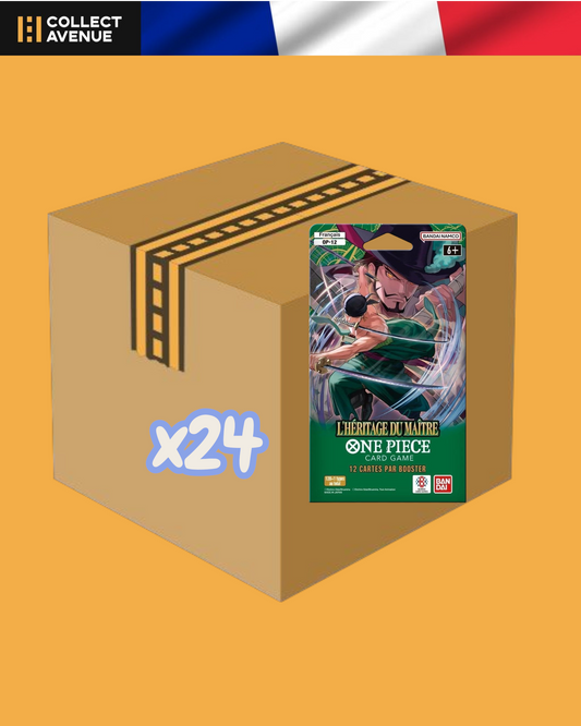 ☠️🚦One Piece - Case 24 Boosters sous blisters - OP12 L'Héritage du Maître FR🚦☠️