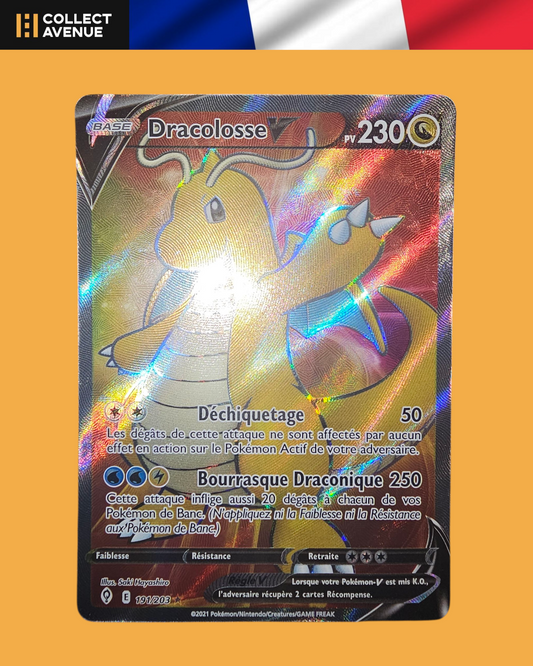 🚦Carte Pokémon Dracolosse V FA 191/203 FR🚦