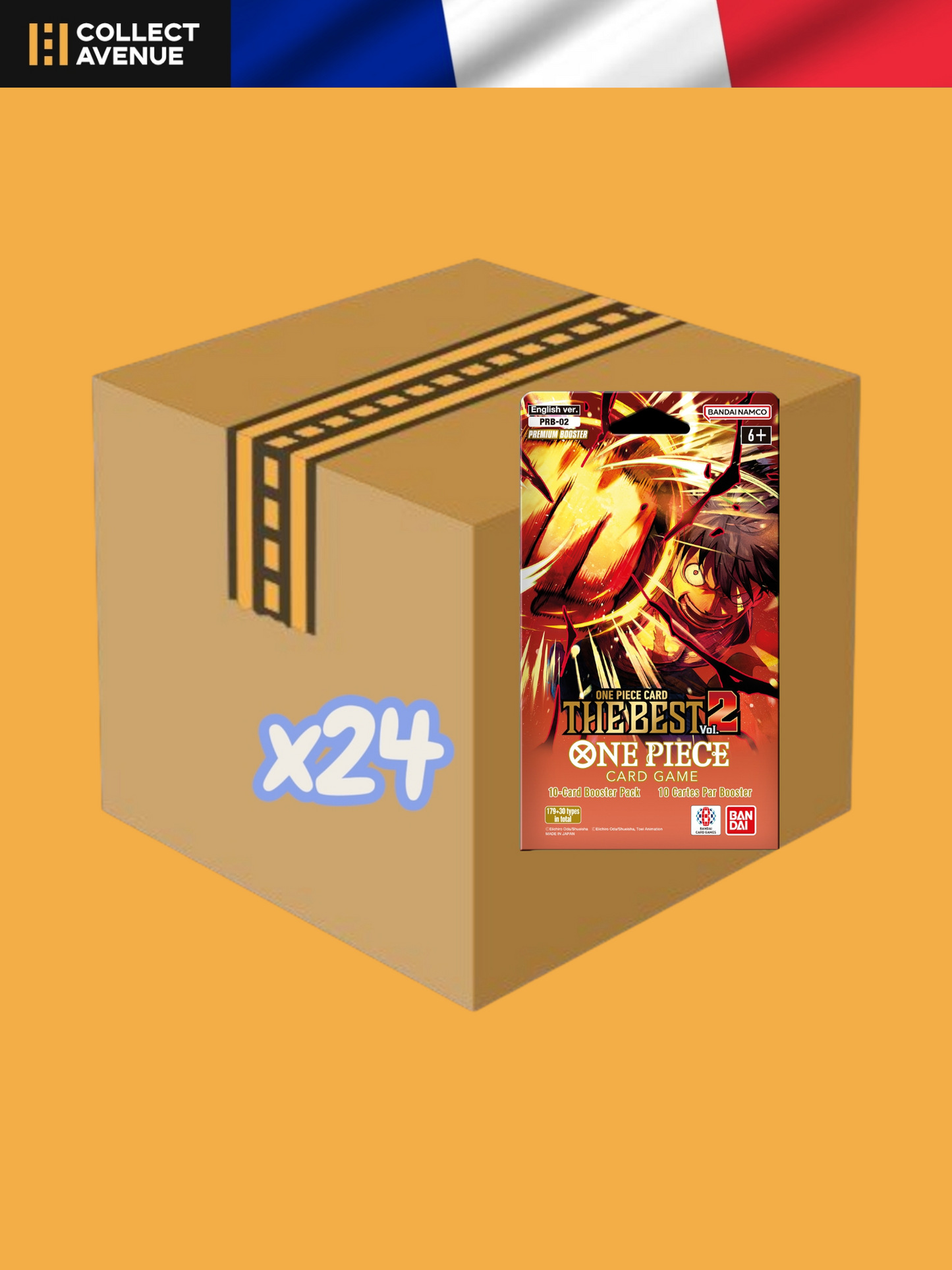 ☠️🚦One Piece - Case 20 Boosters sous Blisters - PRB02 The Best 02 FR🚦☠️