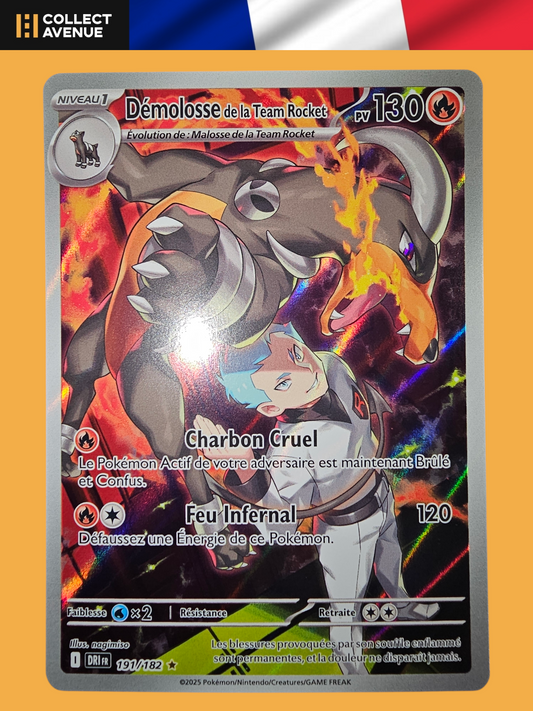 🚦Carte Pokémon Démolosse de la Team Rocket 191/182 FR🚦