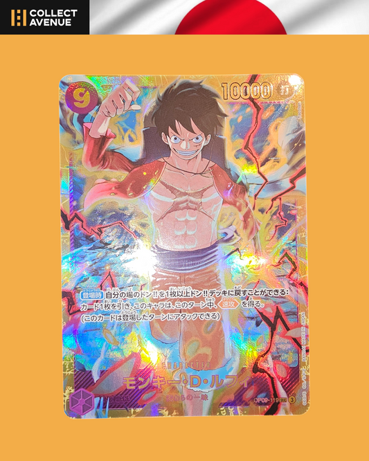 ☠️🚦ONE PIECE CARD GAME - NM - LUFFY OP09-119 SEC JPN🚦☠️