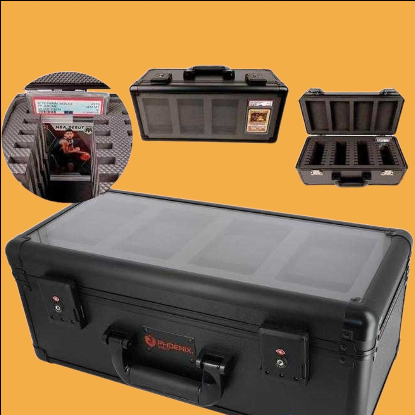 Phoenix Shield - Valise de Transport pour Cartes Gradées PSA /CCC / COLLET AURA