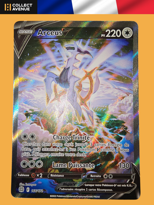 🚦Carte Pokémon Arceus V 166/172 Alternative FR🚦
