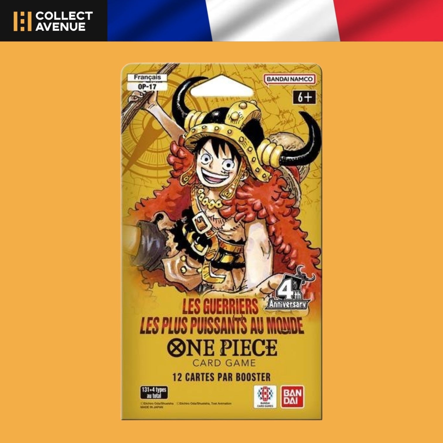 Booster blister One Piece OP17 Les Guerriers les Plus Puissants au Monde, version française scellée