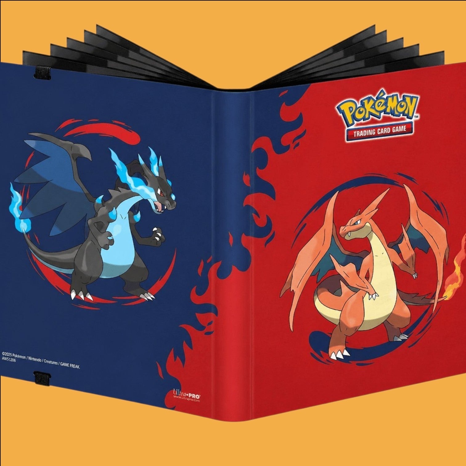 Classeur Ultra Pro PRO-Binder Pokémon, fermeture par sangle élastique