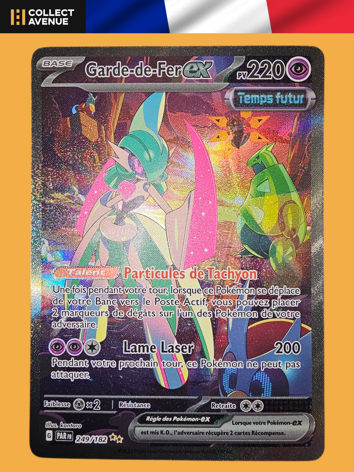 🚦Carte Pokémon Garde-de-Fer EX 249/182 FR🚦