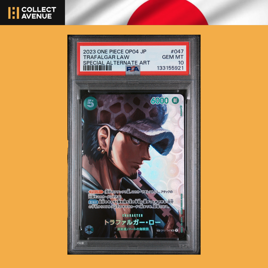 One Piece - Trafalgar Law SP OP01-047 SR - PSA 10 - Version Japonaise