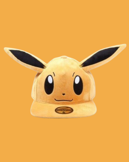 🚦Pokémon - Casquette - Évoli - Version Peluche🚦