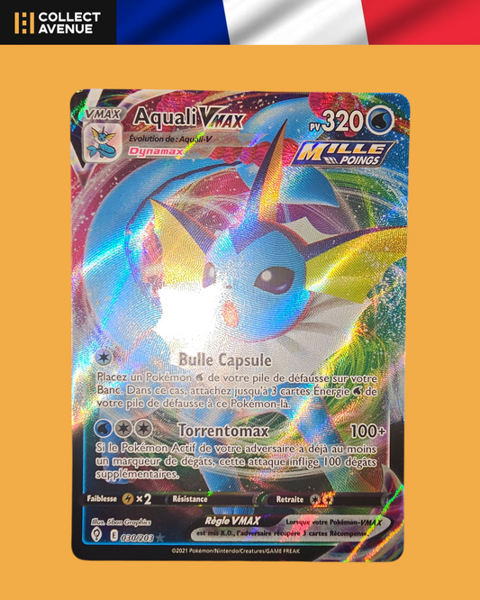 🚦Carte Pokémon Aquali Vmax 030/203 FR🚦