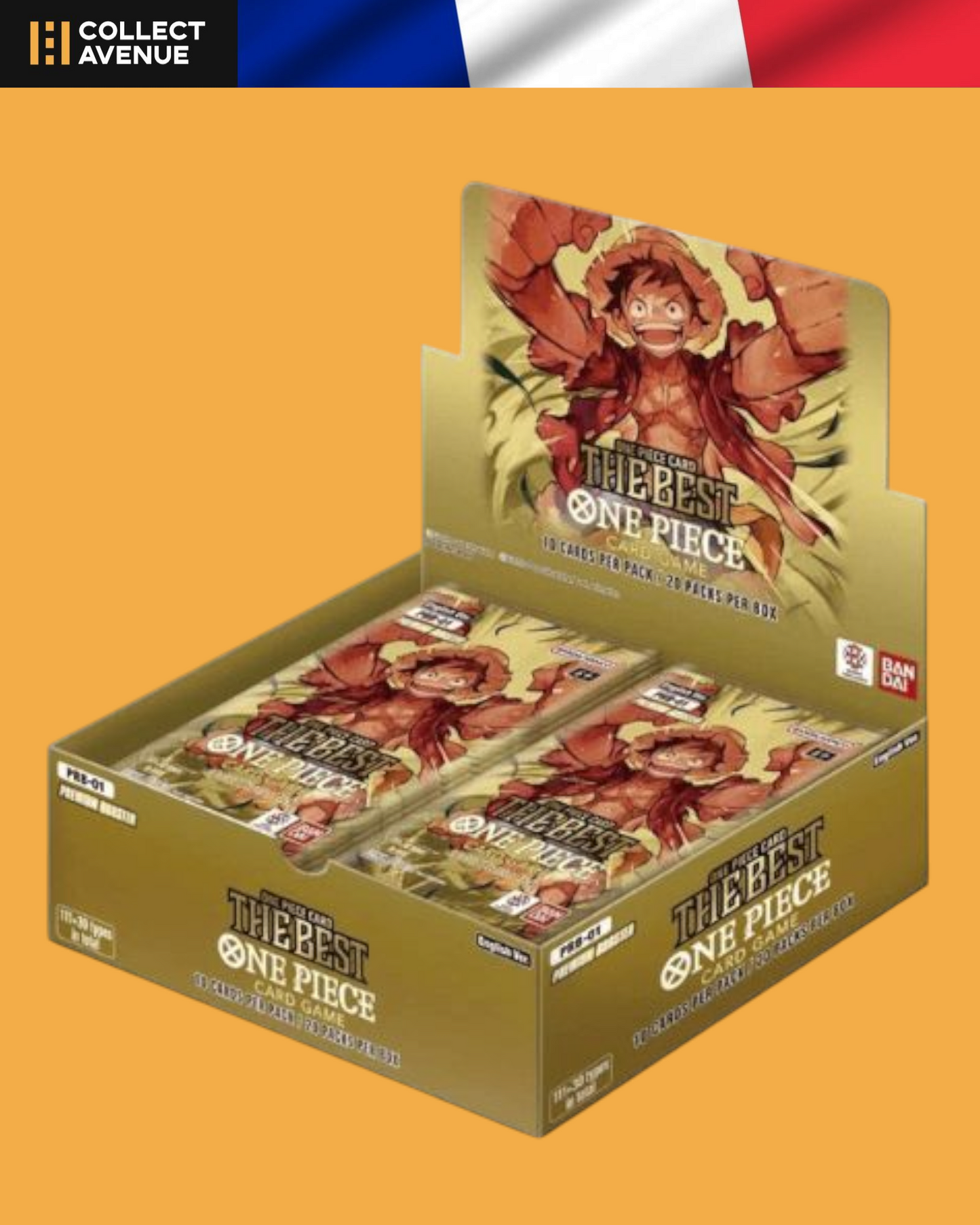 ☠️🚦One Piece - Display de 20 Boosters - PRB01 The Best FR🚦☠️