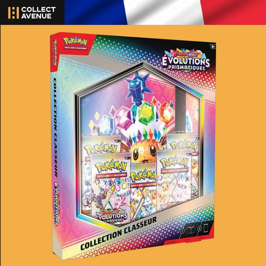 Coffret classeur Pokémon Évolutions Prismatiques EV8.5 français scellé - Collect Avenue