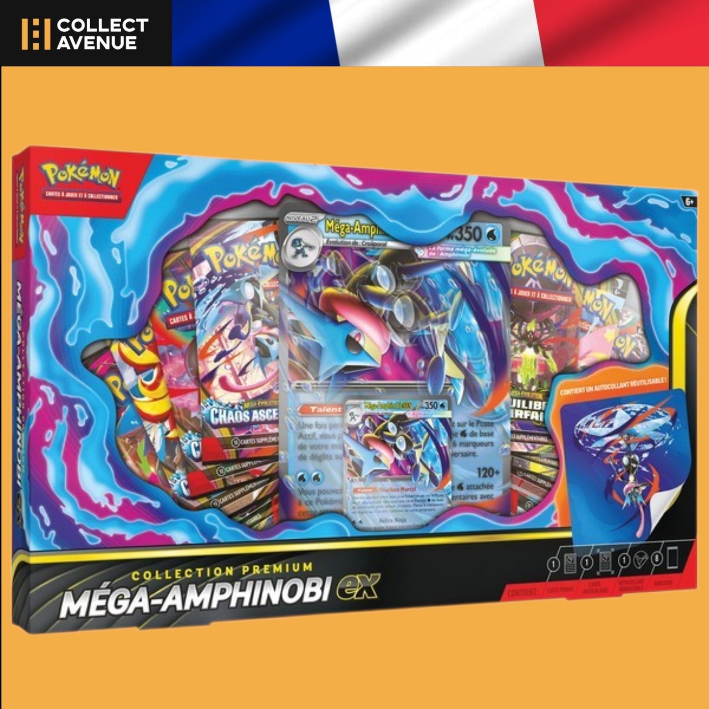 Pokémon - Coffret Méga-Amphinobi Ex Collection Premium