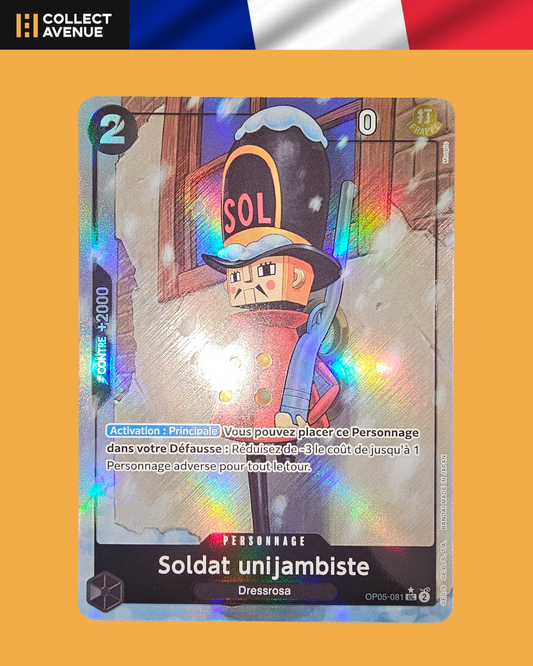 ☠️🚦One Piece Soldat unijambiste OP05-081 UC FR🚦☠️