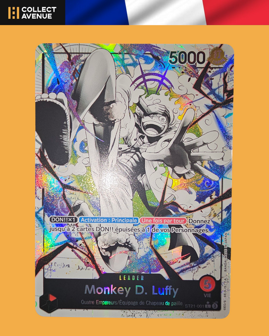 ☠️🚦One Piece Monkey D.Luffy ST21-001 L Deck GEAR 5 FR🚦☠️